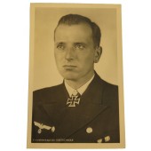 Kriegsmarine - Postikortti RK:n vastaanottajasta Korvettenkapitän Otto Kretschmarista